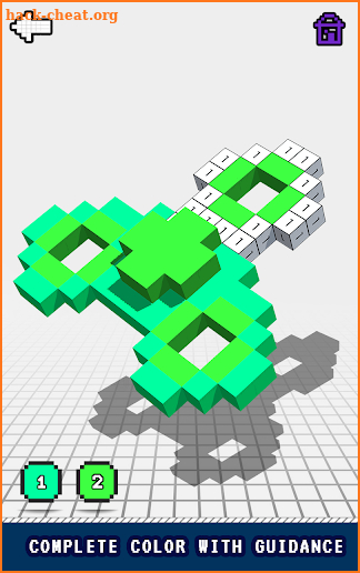 Fidget Spinner 3D Color by Number : Voxel Coloring screenshot