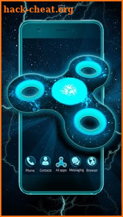 Fidget Spinner Space 3D Theme screenshot