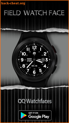 Field Watchface Amoled Wear OS screenshot