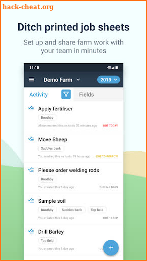 fieldmargin: simple farm management screenshot