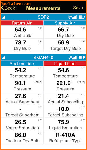 Fieldpiece Job Link screenshot