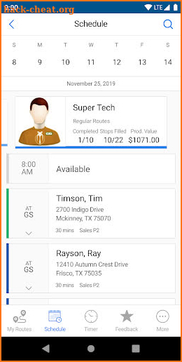 FieldRoutes screenshot