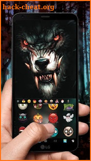 Fierce Scary Wolf Keyboard Theme screenshot