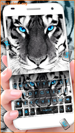 Fierce Tiger Eyes Keyboard Theme screenshot