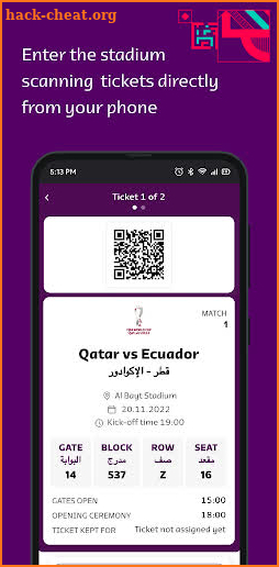 FIFA World Cup 2022™ Tickets screenshot