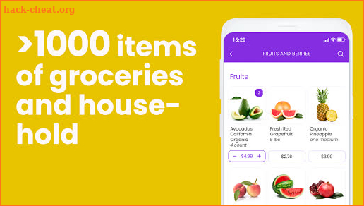 Fifteentwenty - grocery delivery in 15 min screenshot