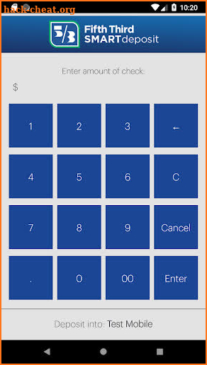 Fifth Third SMARTdeposit screenshot