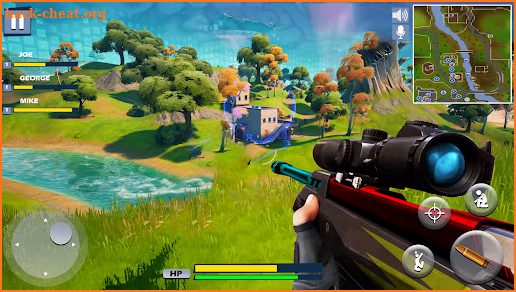 Fight Battle Royale Night Game screenshot