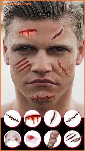 FIGHT PHOTO EDITOR With Injury Prank Stickers screenshot