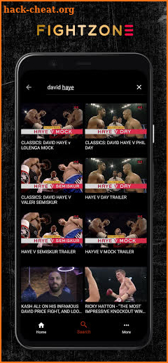 Fightzone TV screenshot