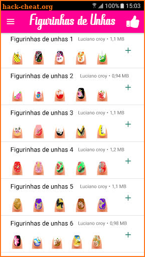 Figurinhas de Unhas screenshot