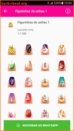 Figurinhas de Unhas screenshot