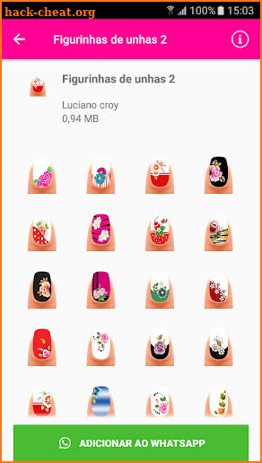 Figurinhas de Unhas screenshot