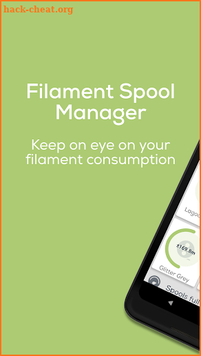 Filament Spool Manager (for 3D printing) screenshot