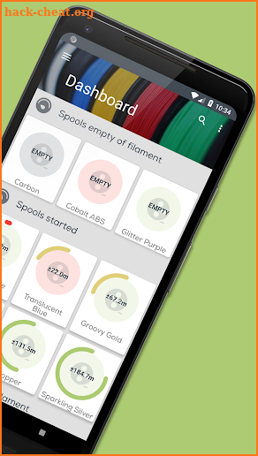 Filament Spool Manager (for 3D printing) screenshot