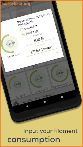 Filament Spool Manager (for 3D printing) screenshot