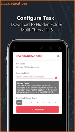 File Downloader - Hide Downloaded Files screenshot