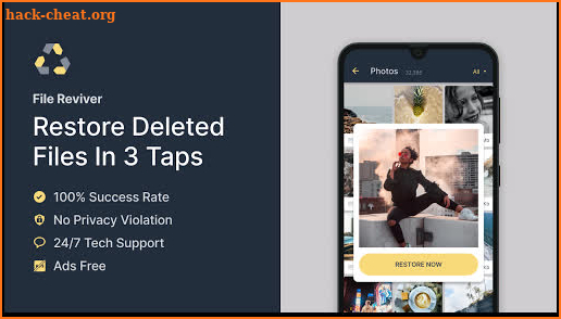 File Reviver: Restore Deleted Files In 3 Taps screenshot
