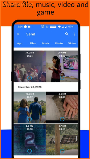 File Transfer 2021 :- Share Big Files Music, Video screenshot