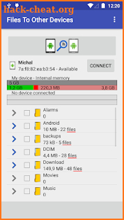 Files To Other Devices screenshot