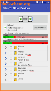 Files To Other Devices screenshot