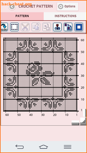 Filet Crochet Pattern Creator screenshot