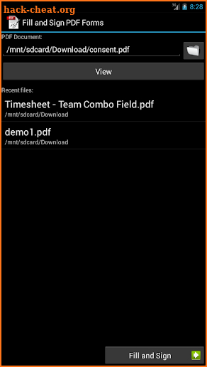 Fill and Sign PDF Forms screenshot