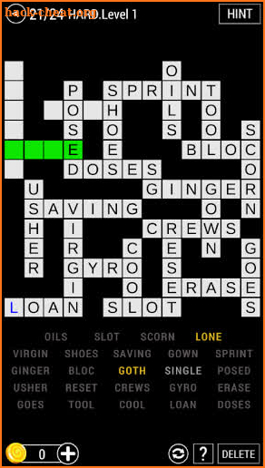 Fill-In Crosswords : Amazing Puzzle screenshot