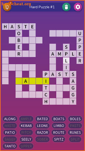 Fill-in Crosswords: Unlimited puzzles screenshot