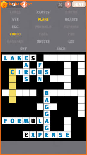 Fill-Ins Crosswords screenshot