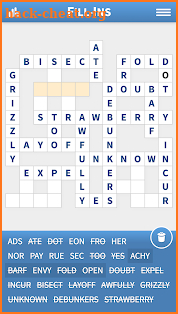 Fill-Ins · Word Fit Puzzles screenshot