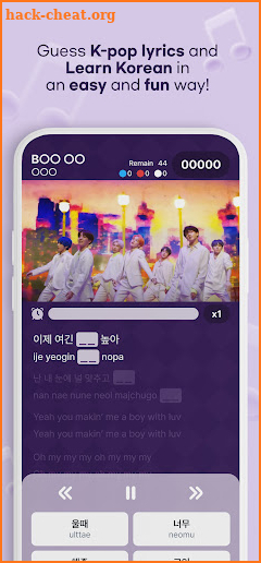 FillIt-Learn KOREAN with KPOP screenshot