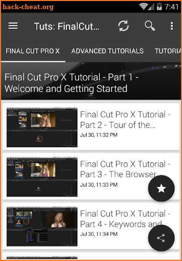 Final Cut Pro X Video Editing Software Tutorials screenshot