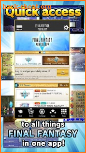 FINAL FANTASY PORTAL APP screenshot