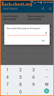 Final Table ICM and Chip Chop Deal Calculator screenshot