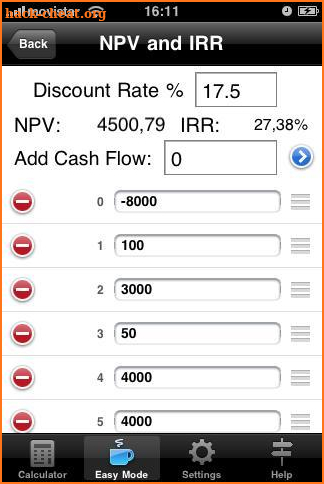 Financial Calculator screenshot