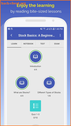 Finandemy - Learn to Invest in Stocks & Finance screenshot