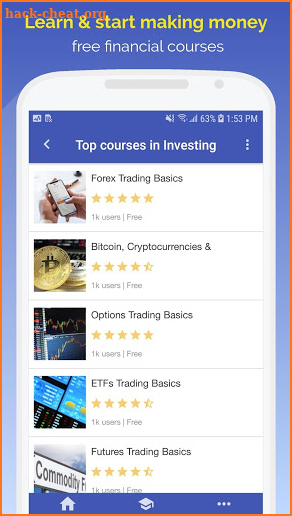 Finandemy - Learn to Invest in Stocks & Finance screenshot