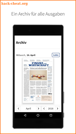 Finanz und Wirtschaft E-Paper screenshot