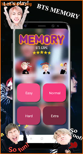 Find BTS Sticker: Brain Training With BTS Stickers screenshot