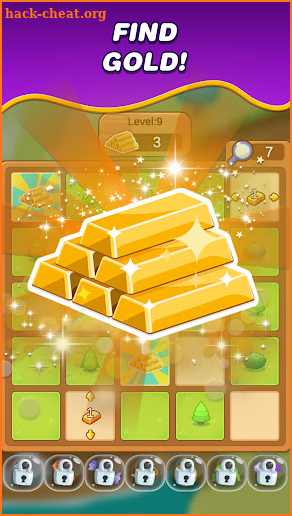 Find Gold-Special Puzzle Game screenshot