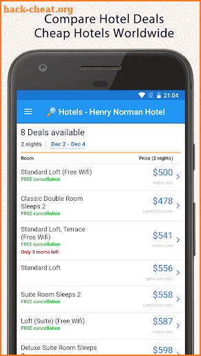 Find Hotel For Me: Compare Hotel Prices screenshot