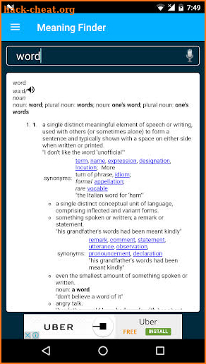 Find Meaning of Any Word | Meaning Finder screenshot