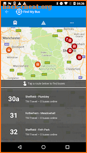 Find My Bus screenshot