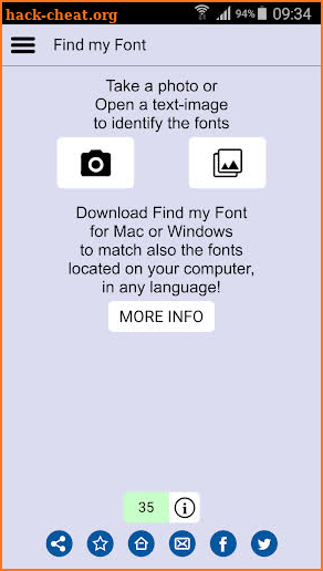 Find my Font screenshot