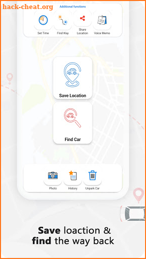 Find my parked Car screenshot