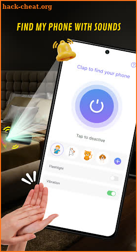 Find My Phone by Clap & Flash screenshot