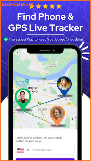 Find Phone & GPS live Tracker screenshot