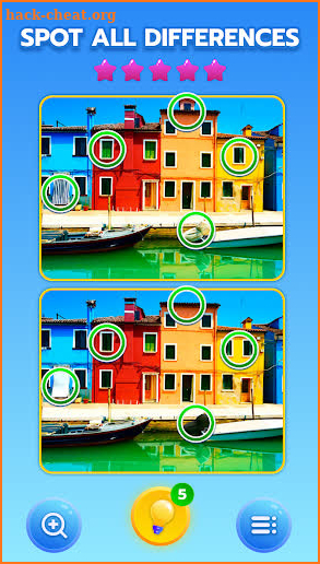 Find the difference: fun game screenshot
