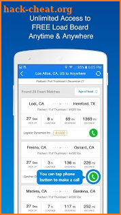 Find Truck Loads, Stops, Weigh Stations & GPS screenshot